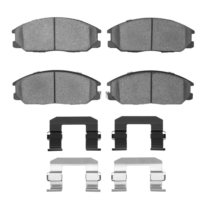 R1 01-09 Hyundai Santa Fe Front Ceramic Brake Pads & Hardware Kit-Brake Pads - OE-Grocery Getter Performance