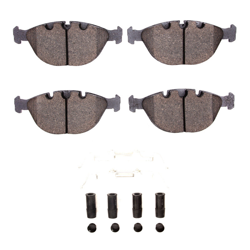 R1 02-06 BMW X5 Front Semi Met Pads & Hardware Kit-Brake Pads - OE-Grocery Getter Performance