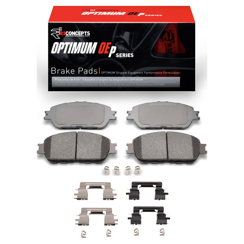 R1 02-06 Lexus ES330 Front Optimum OE Pads & Hardware Kit-Brake Pads - OE-Grocery Getter Performance