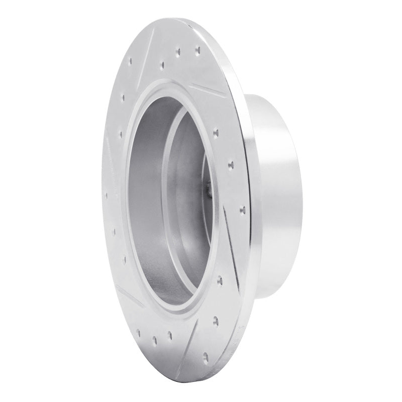 R1 03-06 BMW Z4 Rear Right Drilled & Slotted Silver Brake Rotor-Brake Rotors - Slot & Drilled-Grocery Getter Performance