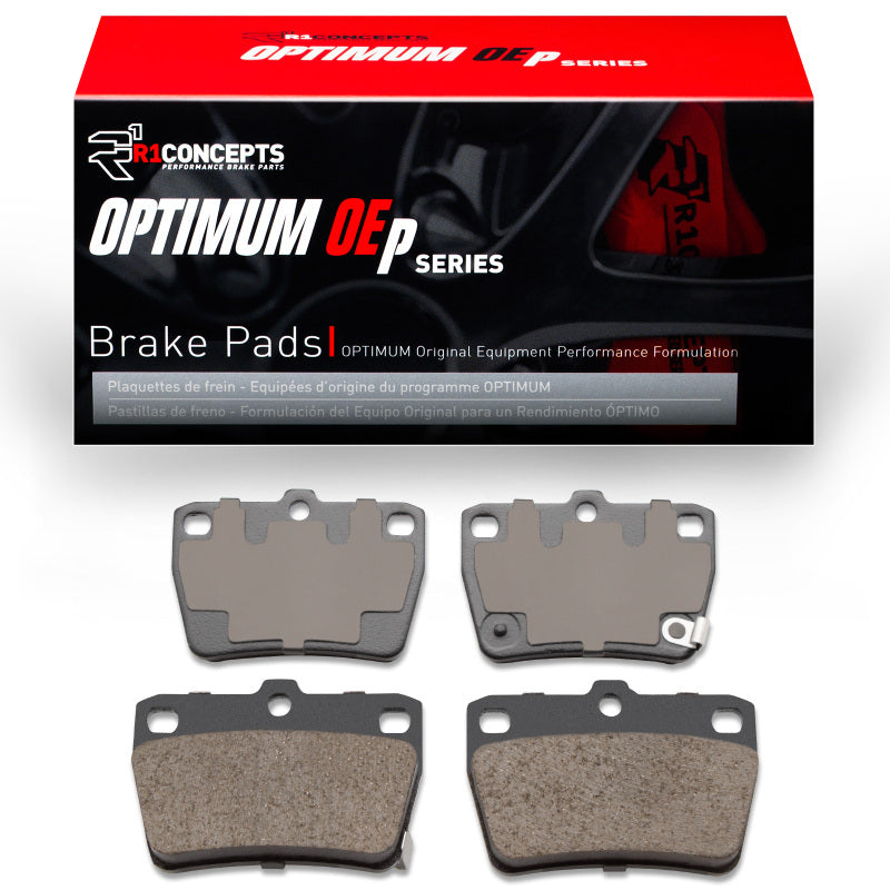 R1 04-05 Toyota Rav4 Hybrid Rear Optimum OE Brake Pads-Brake Pads - OE-Grocery Getter Performance