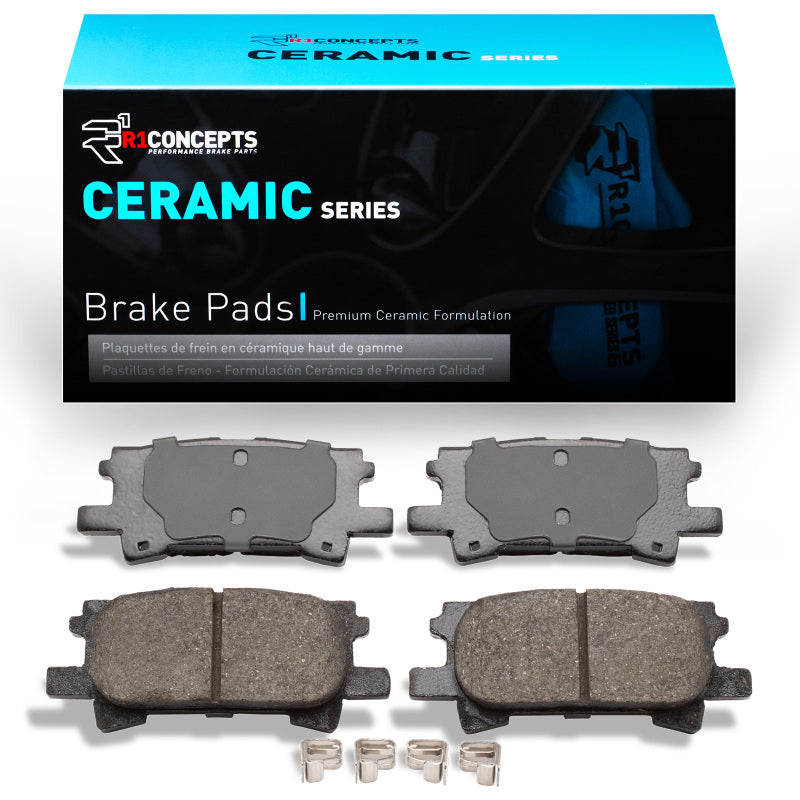 R1 04-09 Lexus RX400h Rear R1 Ceramic Brake Pads-Brake Pads - OE-Grocery Getter Performance
