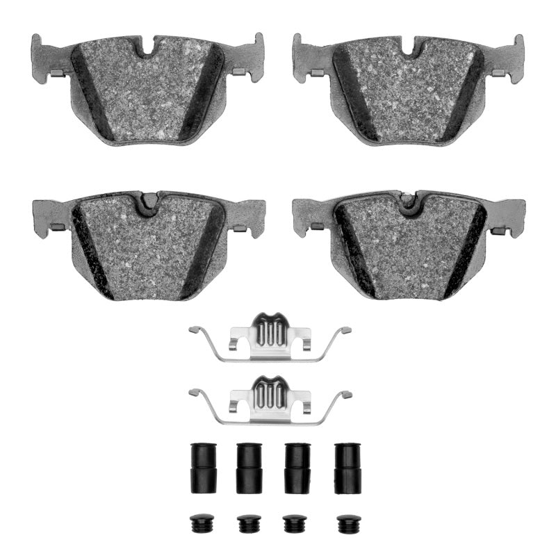 R1 04-10 BMW 530XI Rear Semi Met Pads & Hardware Kit-Brake Pads - OE-Grocery Getter Performance