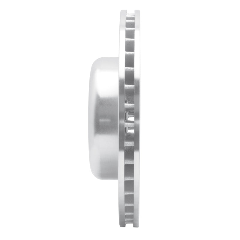 R1 04-10 BMW 650I Coupe Front Right Drilled & Slotted Silver Brake Rotor-Brake Rotors - Slot & Drilled-Grocery Getter Performance