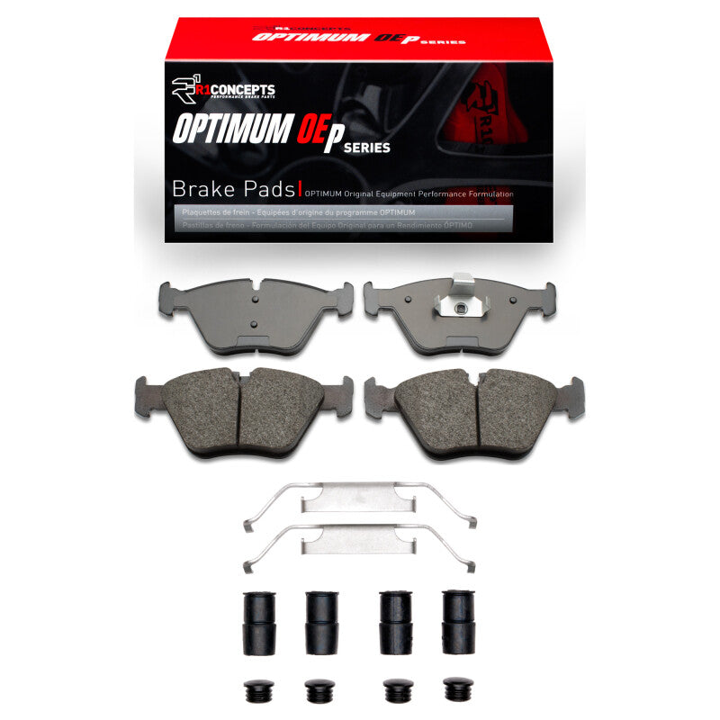 R1 04-10 BMW M3 Front Optimum OE Pads & Hardware Kit-Brake Pads - OE-Grocery Getter Performance