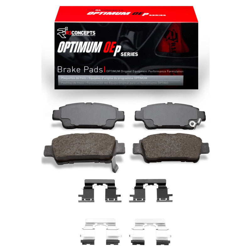 R1 04-10 Toyota SIENNA Rear Optimum OE Pads & Hardware Kit-Brake Pads - OE-Grocery Getter Performance