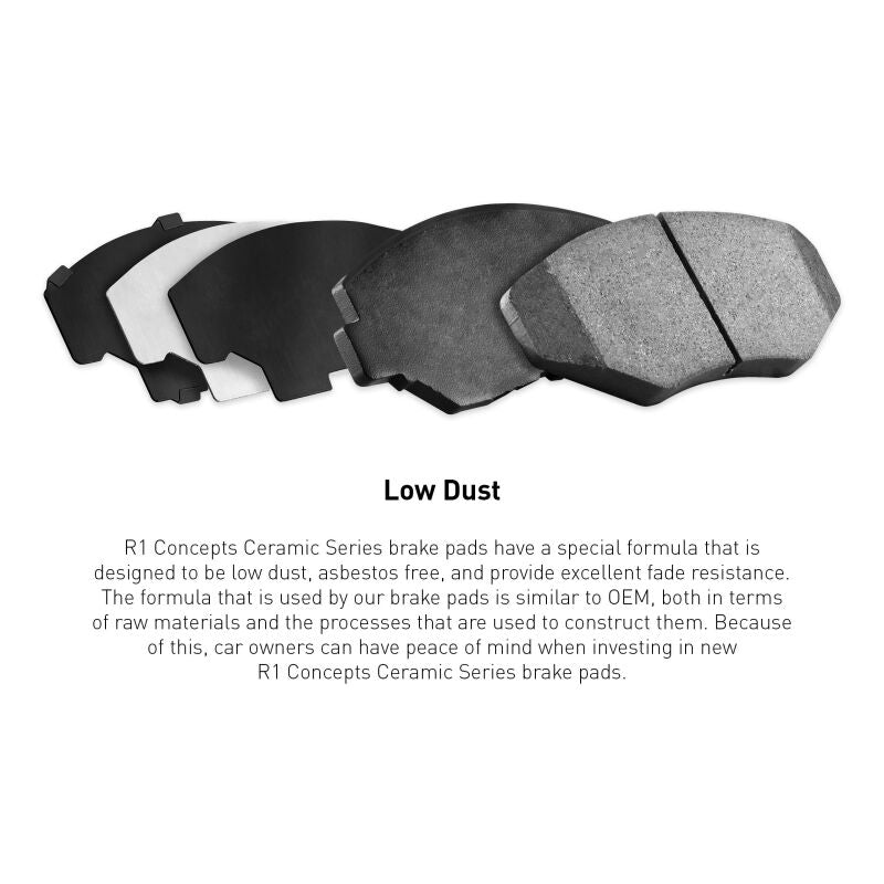 R1 04-11 Mazda RX-8 Front R1 Ceramic Brake Pads-Brake Pads - OE-Grocery Getter Performance