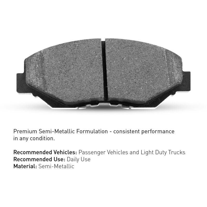 R1 04-11 Mazda RX-8 Rear Semi Met Brake Pads-Brake Pads - OE-Grocery Getter Performance