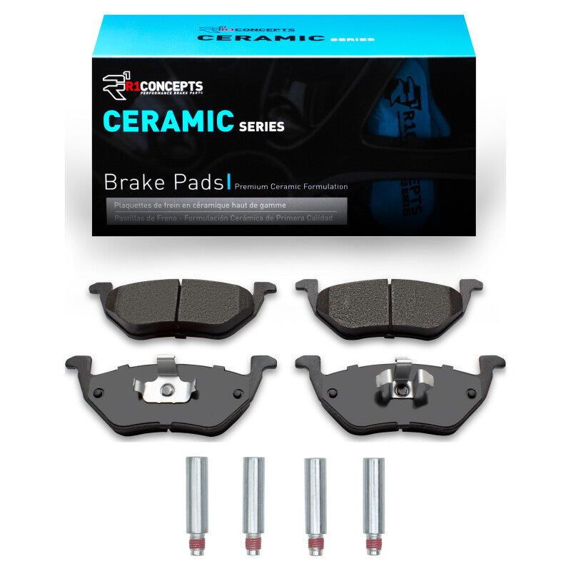 R1 05-08 Ford Escape Rear Ceramic Pads & Hardware Kit-Brake Pads - OE-Grocery Getter Performance