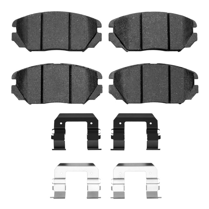 R1 05-11 Hyundai Sonata Front Euro Ceramic Pads & Hardware Kit-Brake Pads - OE-Grocery Getter Performance