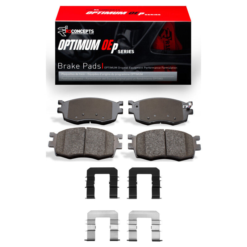 R1 06-12 Dodge ATTITUDE (Mexico) Front Optimum OE Pads & Hardware Kit-Brake Pads - OE-Grocery Getter Performance
