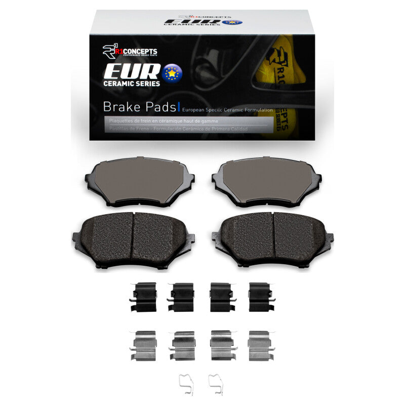 R1 06-15 Mazda MX-5 Miata Front Euro Ceramic Pads & Hardware Kit-Brake Pads - OE-Grocery Getter Performance