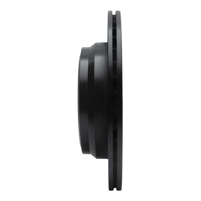 R1 06-20 BMW 325XI Rear Right Drilled & Slotted Black Brake Rotor-Brake Rotors - Slot & Drilled-Grocery Getter Performance
