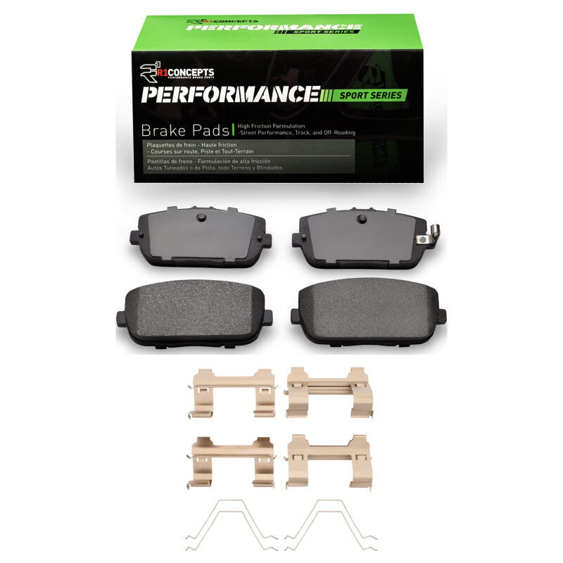 R1 06-25 Fiat 124 Spider Rear Performance Sport Pads & Hardware Kit-Brake Pads - Performance-Grocery Getter Performance