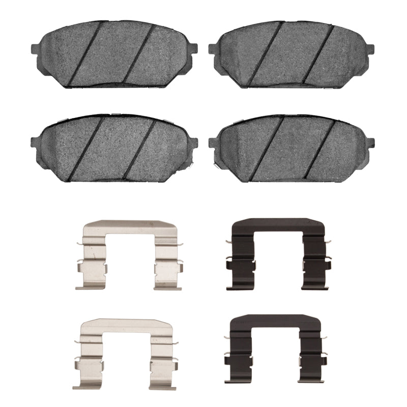 R1 07-12 Hyundai Veracruz Front Ceramic Pads & Hardware Kit-Brake Pads - OE-Grocery Getter Performance