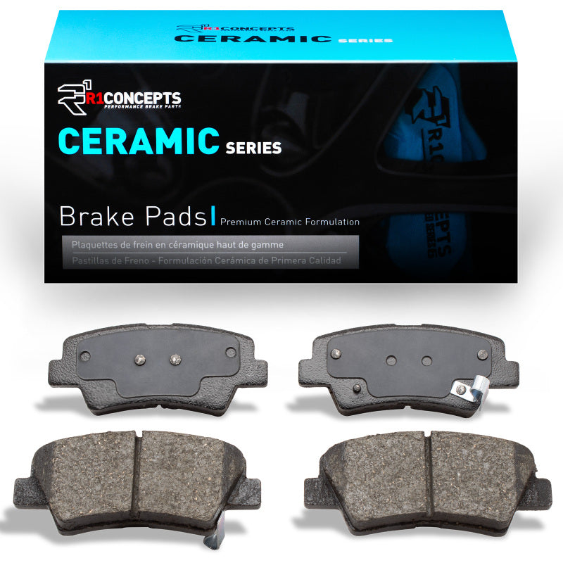 R1 07-13 Hyundai Azera Rear R1 Ceramic Brake Pads-Brake Pads - OE-Grocery Getter Performance