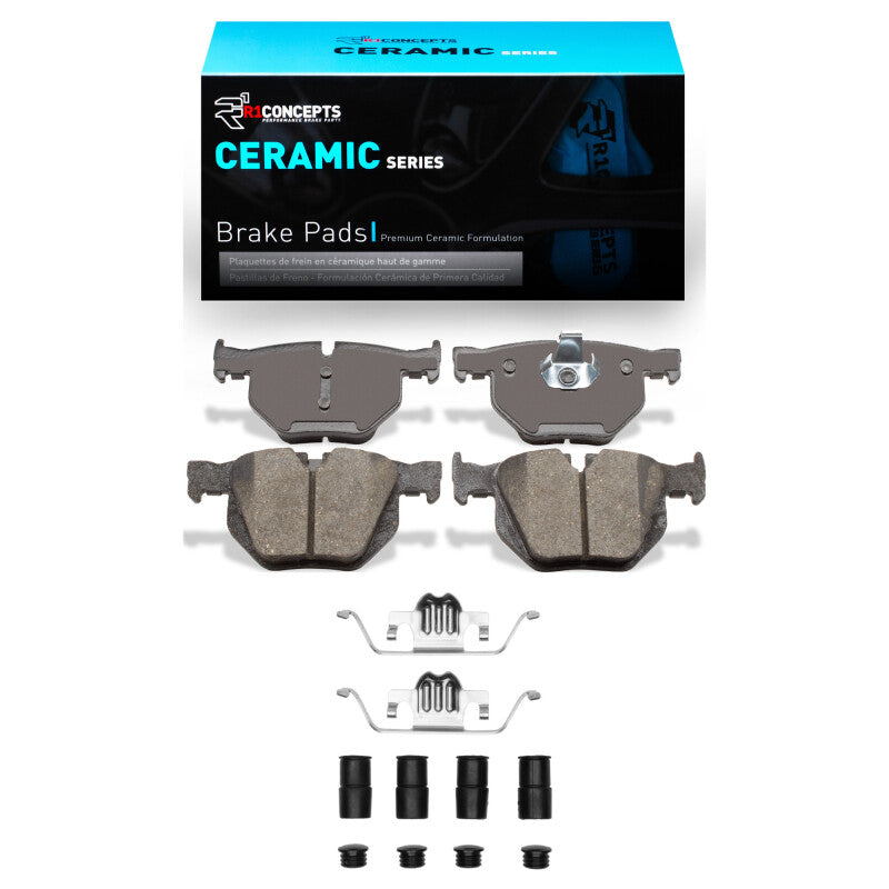 R1 07-19 BMW X6 Rear Ceramic Brake Pads & Hardware Kit-Brake Pads - OE-Grocery Getter Performance