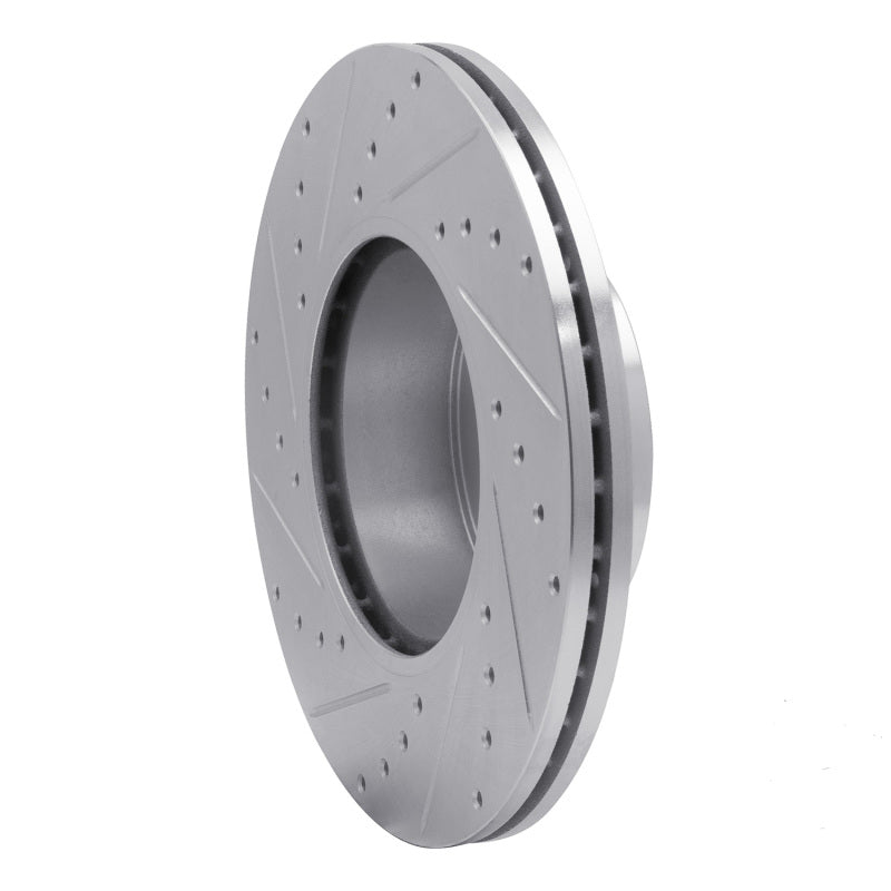 R1 07-21 BMW 228I Front Right Drilled & Slotted Silver Brake Rotor-Brake Rotors - Slot & Drilled-Grocery Getter Performance