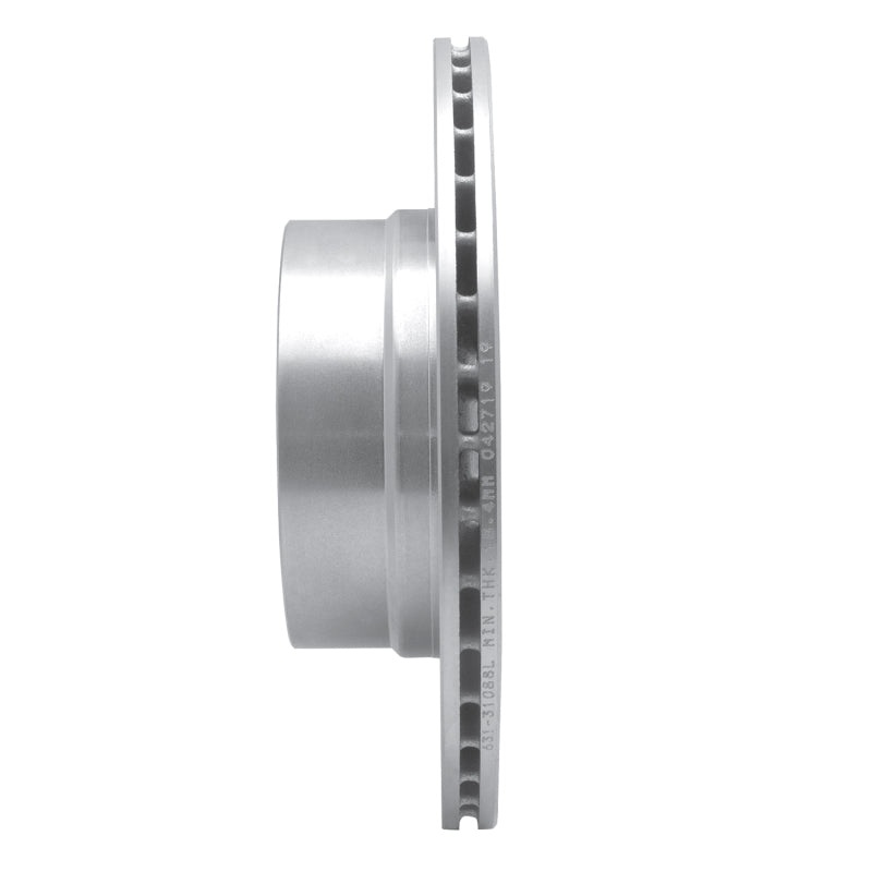 R1 08-13 BMW 128I Rear Left Drilled & Slotted Silver Brake Rotor-Brake Rotors - Slot & Drilled-Grocery Getter Performance