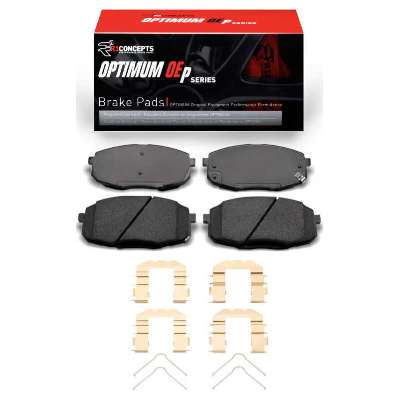 R1 09-13 Hyundai Elantra Front Optimum OE Pads & Hardware Kit-Brake Pads - OE-Grocery Getter Performance