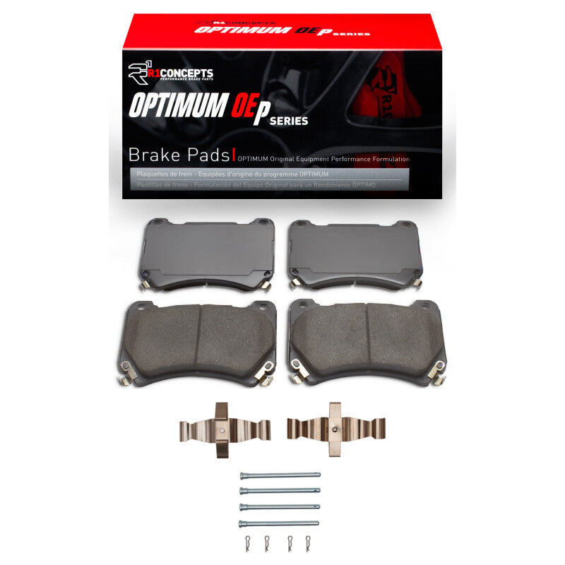 R1 09-14 Hyundai Genesis Sedan Front Optimum OE Pads & Hardware Kit-Brake Pads - OE-Grocery Getter Performance