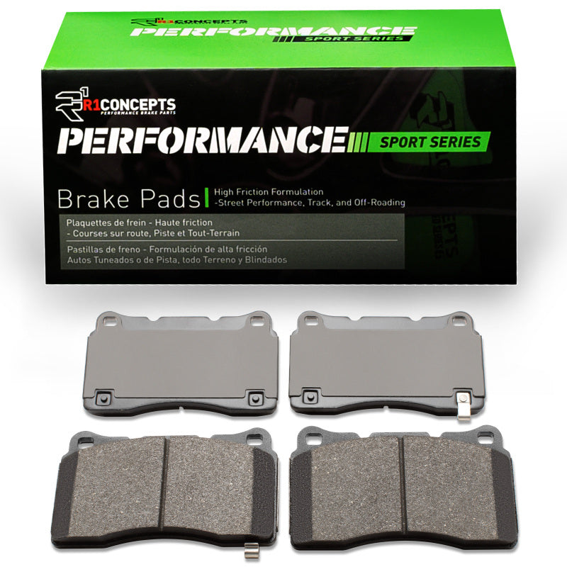 R1 10-16 Hyundai Genesis Coupe Front Performance Sport Brake Pads-Brake Pads - Performance-Grocery Getter Performance