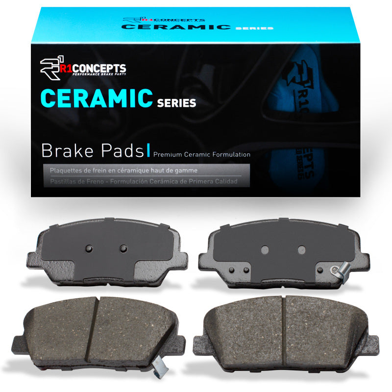 R1 10-16 Hyundai Genesis Coupe Front R1 Ceramic Brake Pads-Brake Pads - OE-Grocery Getter Performance