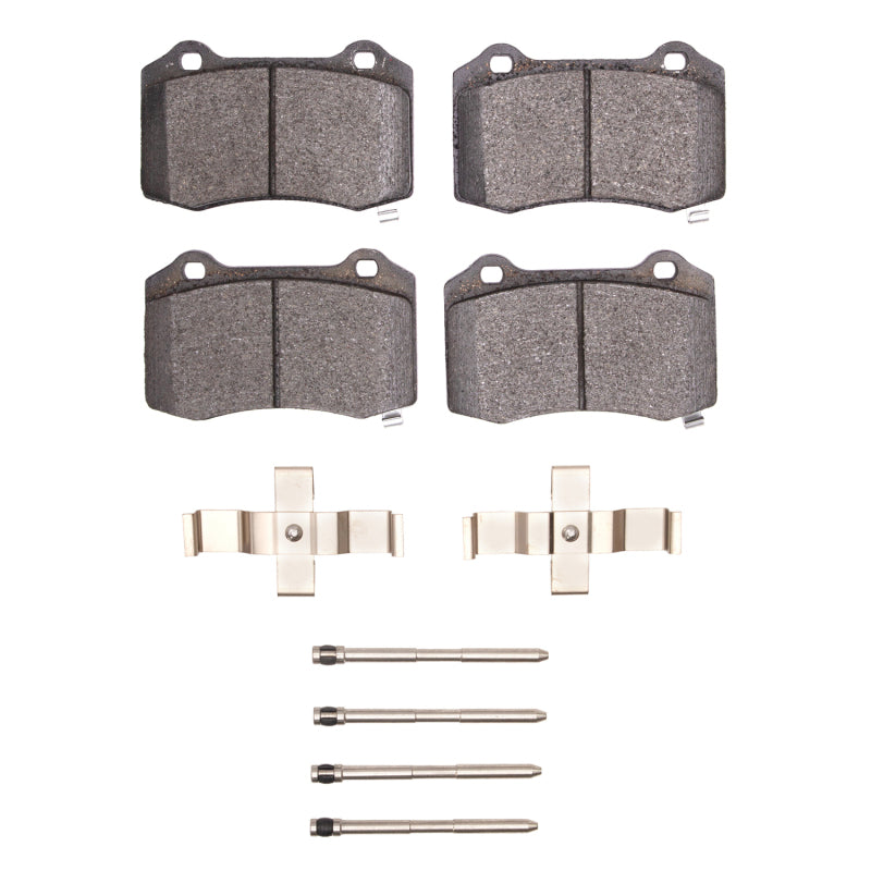 R1 10-16 Hyundai Genesis Coupe Rear Semi Met Pads & Hardware Kit-Brake Pads - OE-Grocery Getter Performance