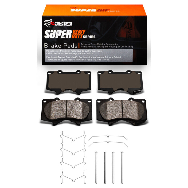 R1 10-24 Lexus GX460 Front Super Duty Pads & Hardware Kit-Brake Pads - Performance-Grocery Getter Performance