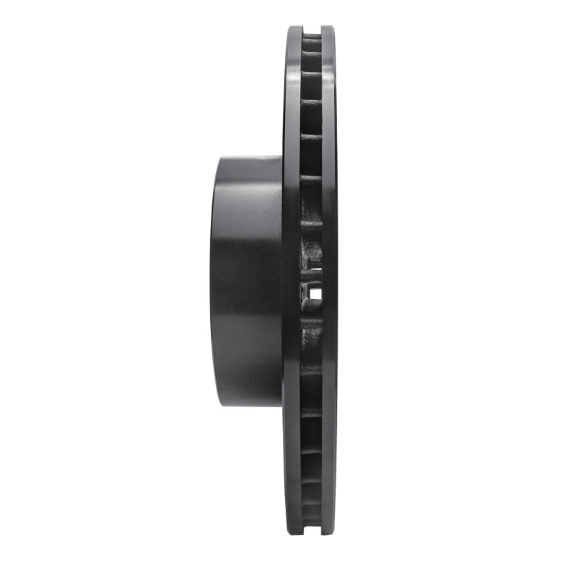 R1 11-18 BMW X4 Front Right Drilled & Slotted Black Brake Rotor-Brake Rotors - Slot & Drilled-Grocery Getter Performance
