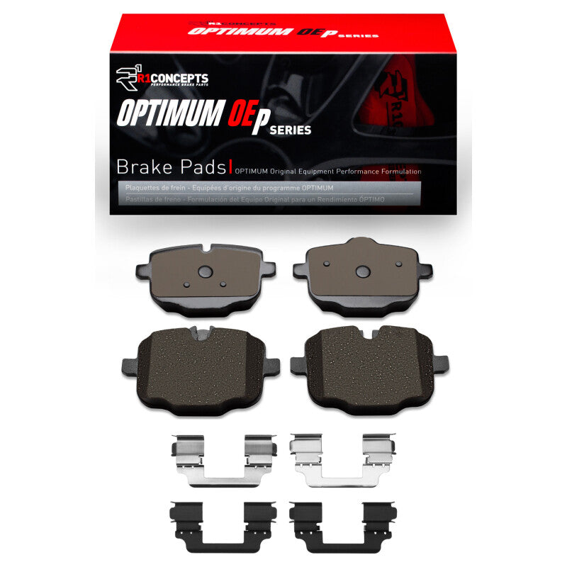R1 11-19 BMW 640I xDrive Gran Coupe Rear Optimum OE Pads & Hardware Kit-Brake Pads - OE-Grocery Getter Performance