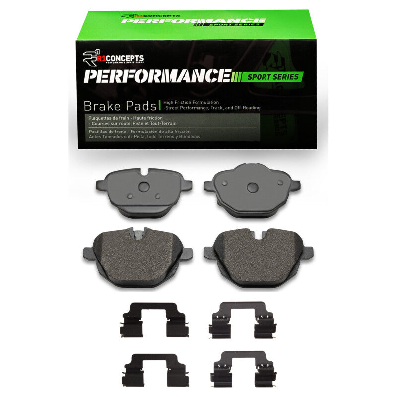 R1 11-25 BMW X3 Rear Performance Sport Pads & Hardware Kit-Brake Pads - Performance-Grocery Getter Performance