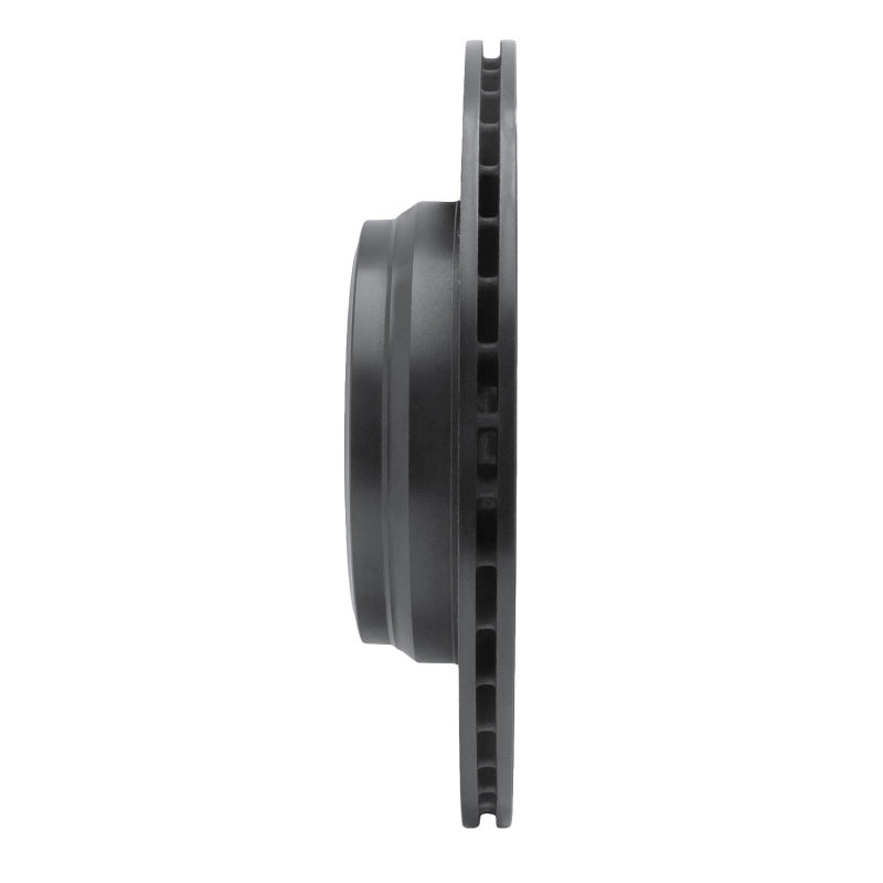 R1 12-20 BMW 330I Rear Left Drilled & Slotted Black Brake Rotor-Brake Rotors - Slot & Drilled-Grocery Getter Performance