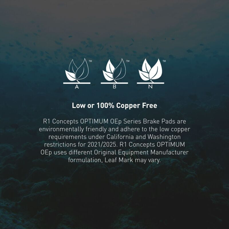 R1 12-21 BMW 230I Rear R1 Optimum OE Brake Pads-Brake Pads - OE-Grocery Getter Performance