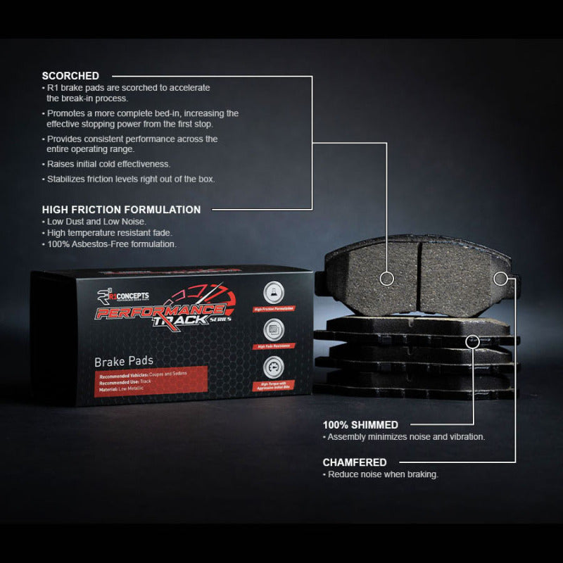 R1 14-21 BMW I3 Front Track/Street Brake Pads-Brake Pads - Racing-Grocery Getter Performance