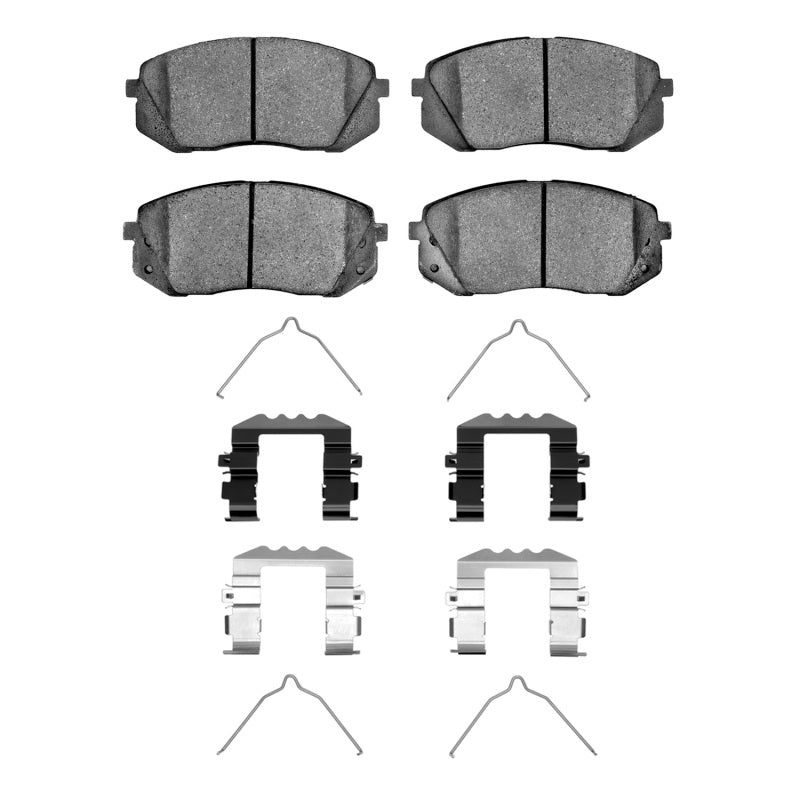 R1 15-15 Hyundai Sonata Front Semi Met Pads & Hardware Kit-Brake Pads - OE-Grocery Getter Performance