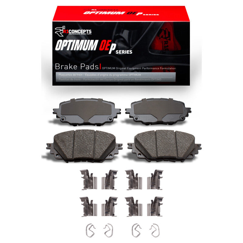 R1 16-25 Fiat 124 Spider Front Optimum OE Pads & Hardware Kit-Brake Pads - OE-Grocery Getter Performance