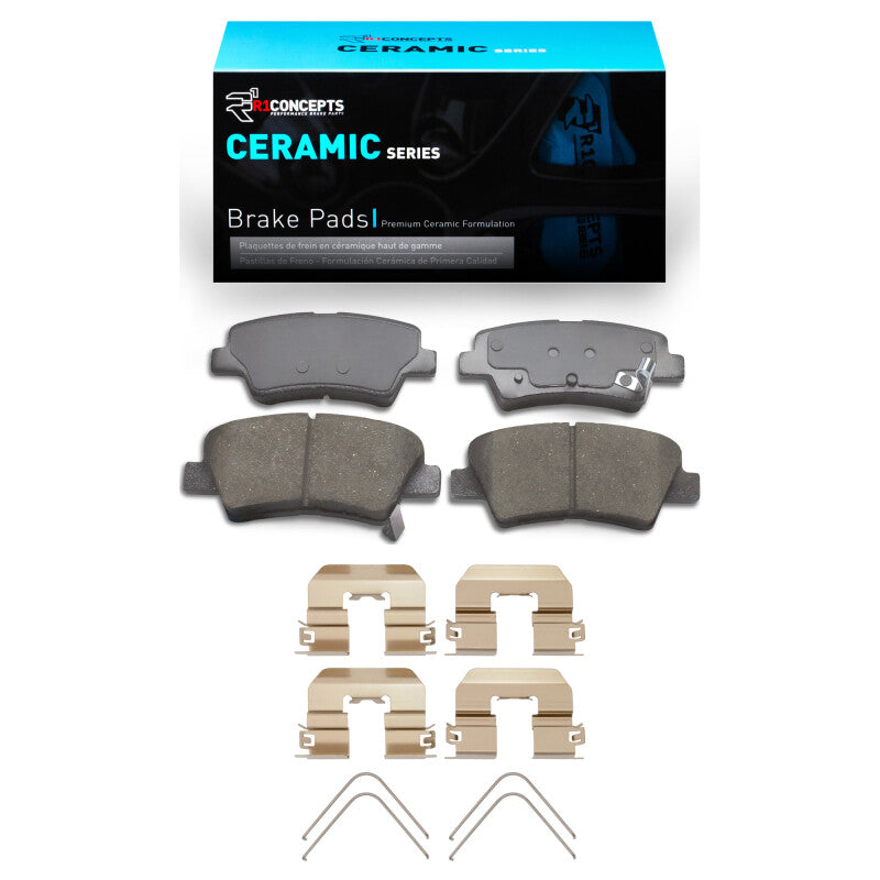 R1 17-25 Hyundai Nexo Rear Ceramic Pads & Hardware Kit-Brake Pads - OE-Grocery Getter Performance