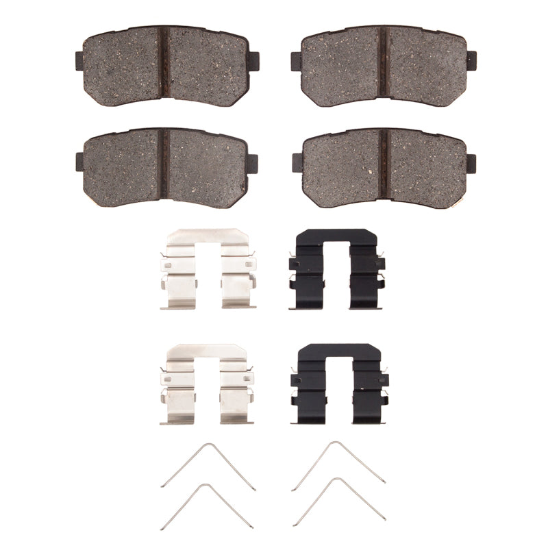 R1 18-25 Hyundai Kona Rear Ceramic Pads & Hardware Kit-Brake Pads - OE-Grocery Getter Performance