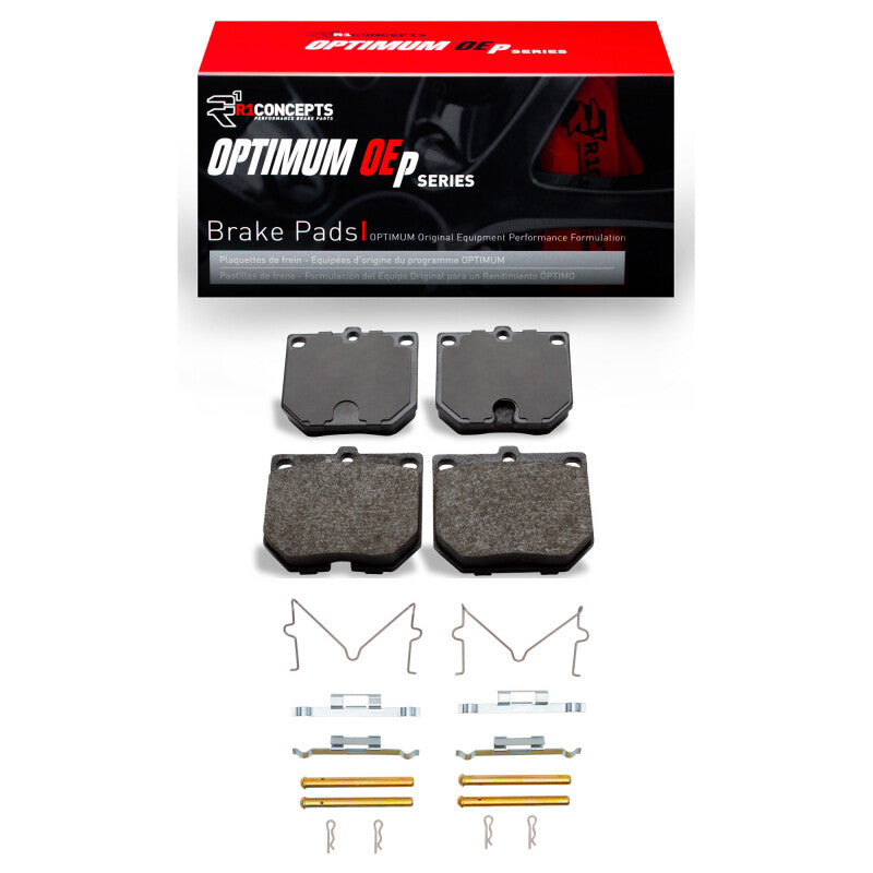 R1 1969-1983 Nissan 200SX Front R1 Optimum OE Pads & Hardware Kit-Brake Pads - OE-Grocery Getter Performance