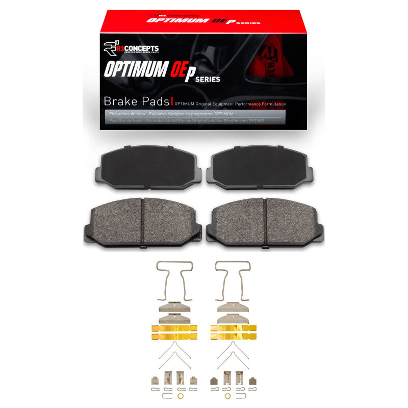 R1 1970-1979 Toyota Corolla (US/Canada) Front R1 Optimum OE Pads & Hardware Kit-Brake Pads - OE-Grocery Getter Performance