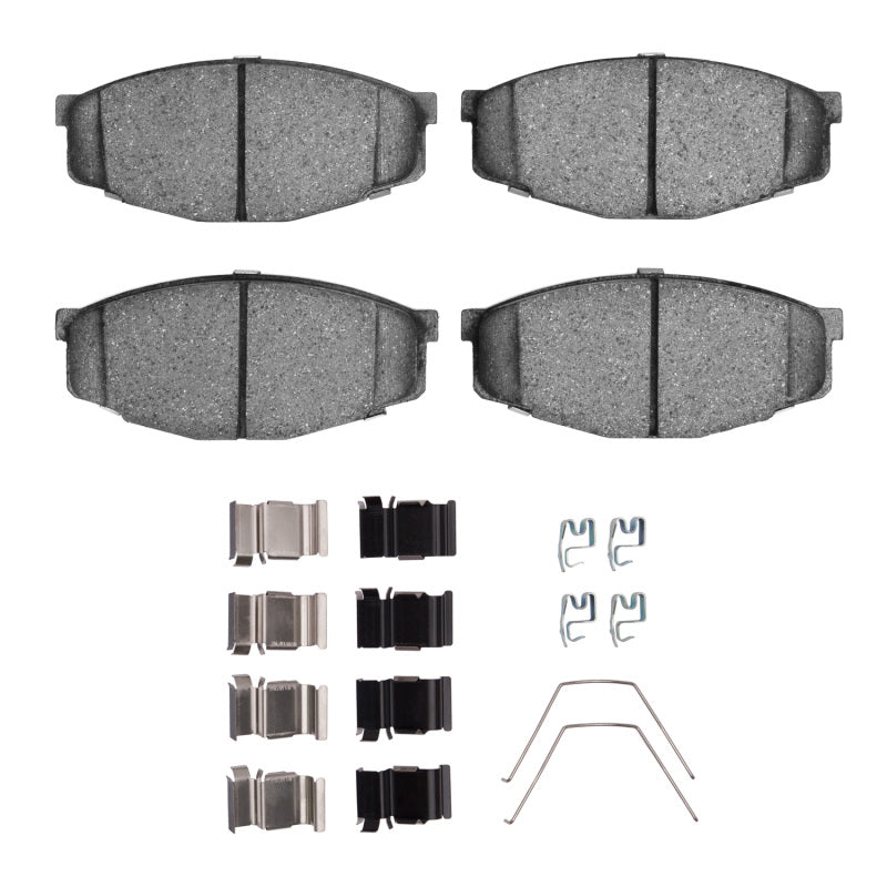 R1 1981-1995 Toyota Pickup Front R1 Ceramic Pads & Hardware Kit-Brake Pads - OE-Grocery Getter Performance