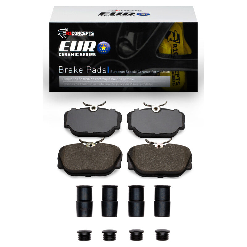 R1 1984-1991 BMW 325IS Front R1 Euro Ceramic Pads & Hardware Kit-Brake Pads - OE-Grocery Getter Performance