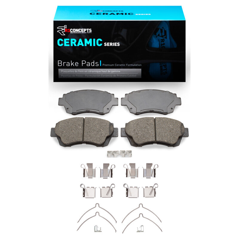 R1 1990-1998 Lexus ES300 Front R1 Ceramic Pads & Hardware Kit-Brake Pads - OE-Grocery Getter Performance