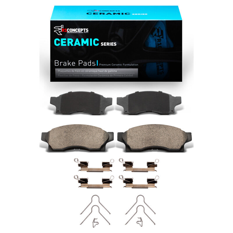 R1 1991-1991 Toyota MR2 Front R1 Ceramic Pads & Hardware Kit-Brake Pads - OE-Grocery Getter Performance