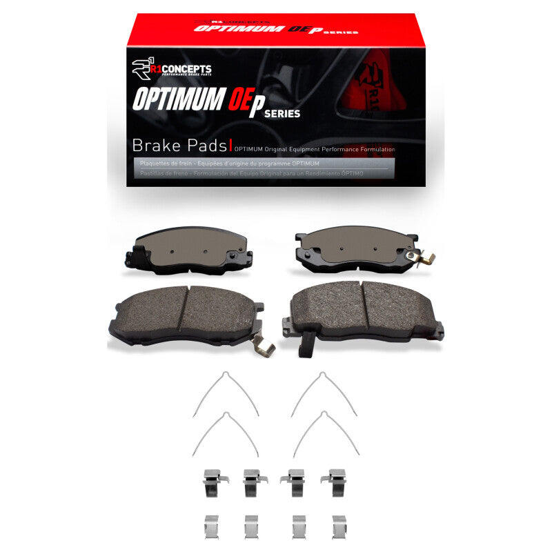 R1 1991-1997 Toyota Previa Front R1 Optimum OE Pads & Hardware Kit-Brake Pads - OE-Grocery Getter Performance