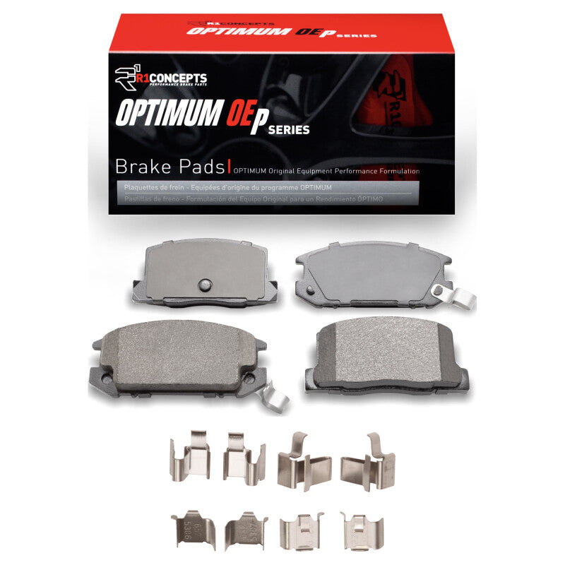 R1 1991-2005 Toyota MR2 Spyder Rear R1 Optimum OE Pads & Hardware Kit-Brake Pads - OE-Grocery Getter Performance