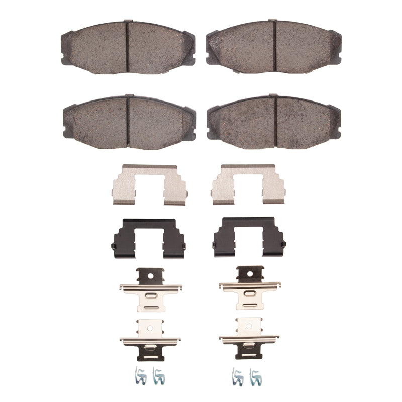 R1 1993-1998 Toyota T100 Front R1 Ceramic Pads & Hardware Kit-Brake Pads - OE-Grocery Getter Performance