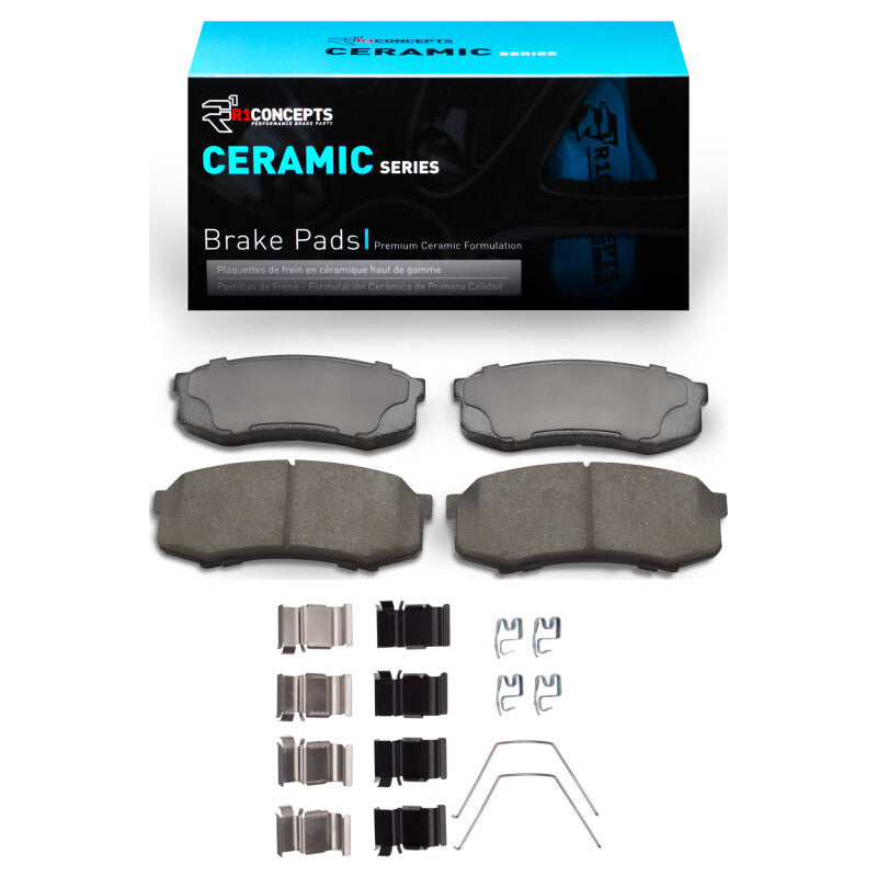 R1 1993-2024 Lexus GX460 Rear R1 Ceramic Pads & Hardware Kit-Brake Pads - OE-Grocery Getter Performance