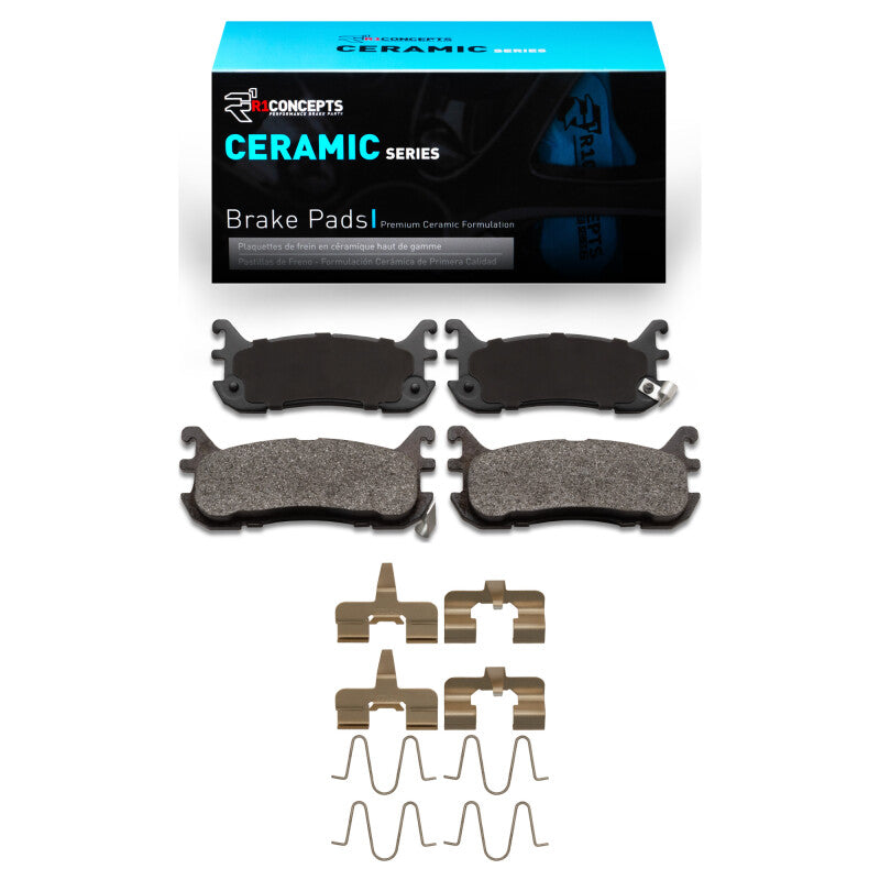 R1 1994-2003 Ford Escort Rear R1 Ceramic Pads & Hardware Kit-Brake Pads - OE-Grocery Getter Performance